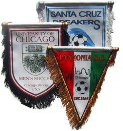 individual soccer pennants